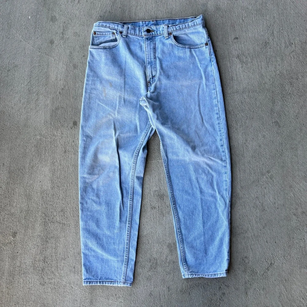 VTG Levi's 501 1992 Jeans Mens Actual size W36 L29.5‎ Light Wash Grunge USA
